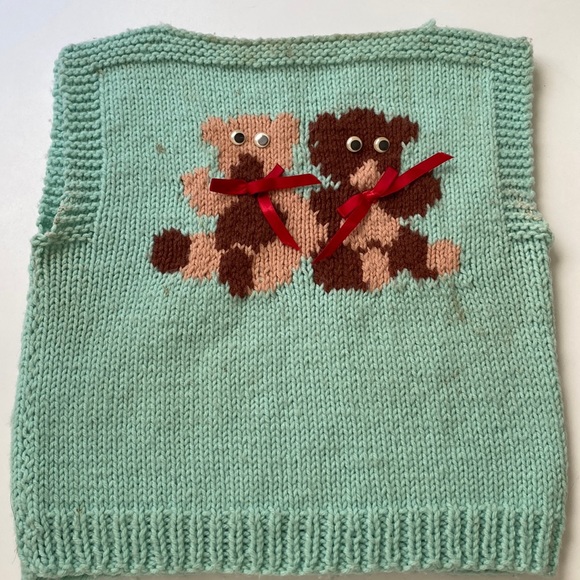 Hand Knitted Women's Vest - Picture 1 of 11